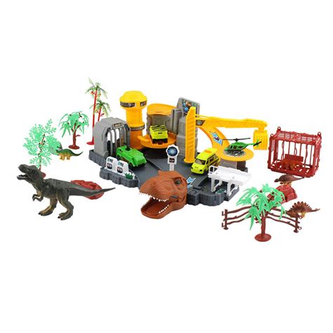 Buy Pageantry Dinosaur Transport Car Tractor Trailer Dinosaur Carrier