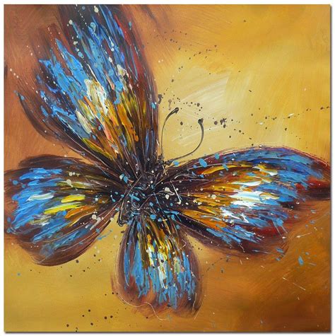 Modern Impressionism Portraits Abstract Butterfly Portrait