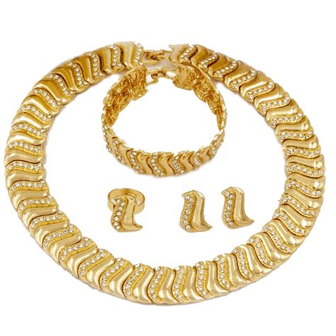 18k Gold Plated Jewelry Sets Obviously Fab