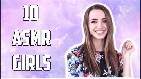 Top10 Asmr Girl Artists From Youtube Youtube