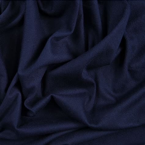 Modal French Terry Navy Bloomsbury Square Dressmaking Fabric