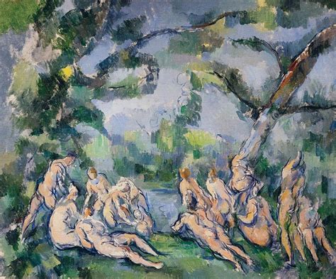 The Bathers 1899 1904 Painting By Paul Cezanne Paintings Pixels