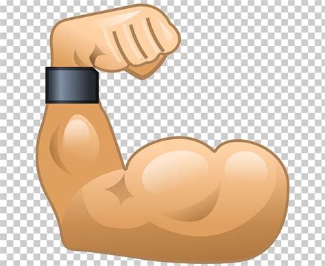 Muscle Emoticon Arm Biceps Emoji Png Free Download Emoji Muscle Arm Muscles