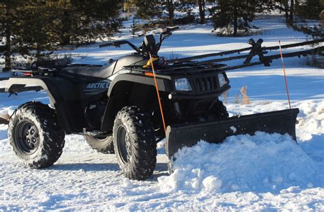 What To Know Before You Buy An Atv Or Utv Snow Plow