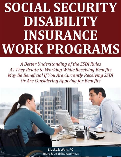 It was during the 20th century, however, that national social security. Social Security Disability Insurance Work Programs