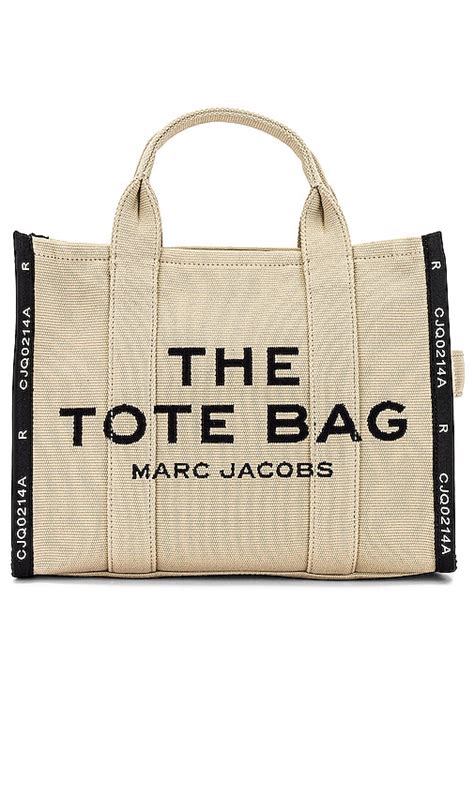 Marc Jacobs The Jacquard Medium Tote Bag In Warm Sand Revolve