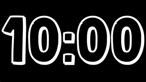 10 Minute Countdown Timer With Voice Sound Effect Youtube