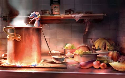 It's about what a great artist can be, where a great artist can come from ratatouille is bold and classy with the flare of european culture. Ratatouille Scene - HD Wallpapers
