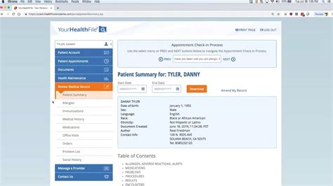 Patient Portal Fhcso