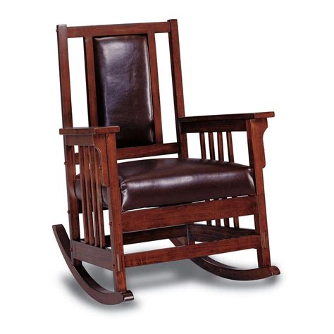 20 Photos Rosewood Traditional Dark Oak Rocking Accent Chairs