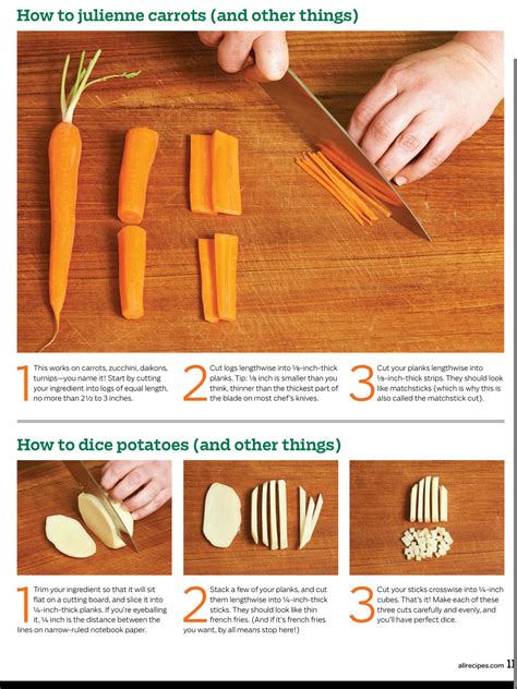 Techniques How To Julienne Carrots Or Other Veggies And How To Dice