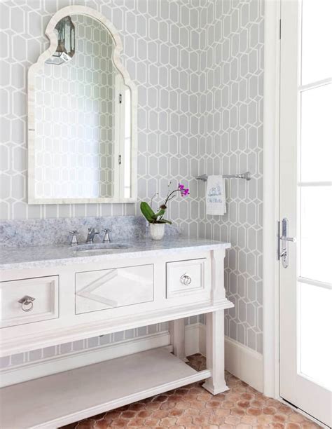 Fortified thinset mortar custom building products redgard 1 gal. Lust Worthy Statement Bathroom Wallpapers