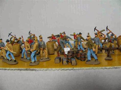 Collect And Paint Figures 172 Revell 02564 Confederate Pioneers