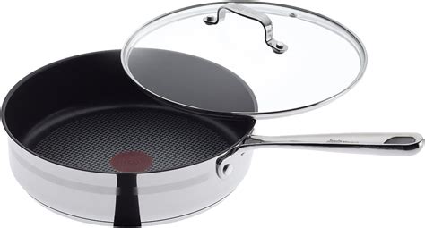 Tefal E87332 JAMIE OLIVER Stainless Steel Sauté Pan 24 cm with Lid