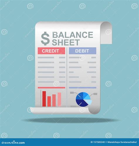 Balance Sheet Icon Stock Illustration Illustration Of Account 157585240