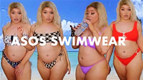 Plus Size Swimwear Try On Haul Asos Bikini Haul Youtube