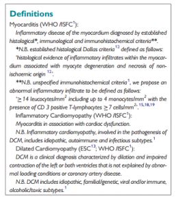 How to pronounce, definition audio dictionary. Aetiology of myocarditis