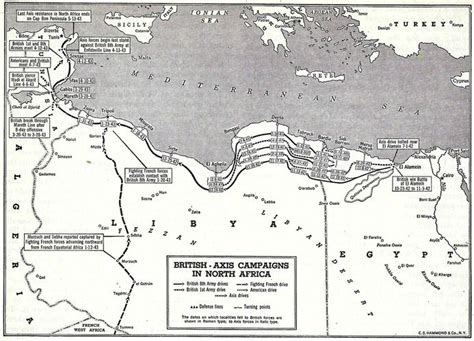 North Africa Campaigns Maps Battles Combatants And Significance