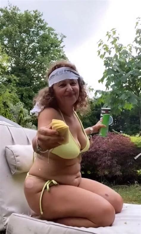 Nadia Sawalha Swims Naked As She Goes For A Skinny Dip To Cool Off
