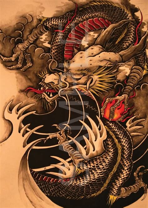53+ Most Beautiful Chinese Dragon Tattoos Designs