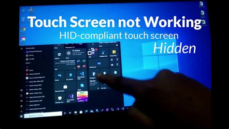 Hid Compliant Touch Screen Not Working Youtube