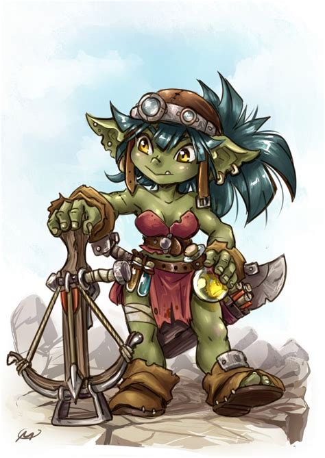 Hexblood Dnd 5e Art ~ Goblin Dnd Fantasy Female Character Characters
