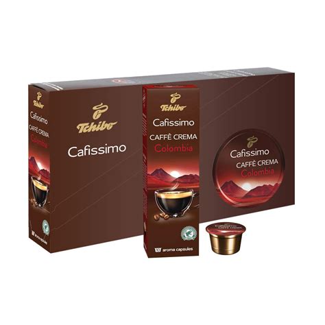 Tchibo Cafissimo Caffe Crema Colombia coffee capsules (8x10) - Tchibo ...