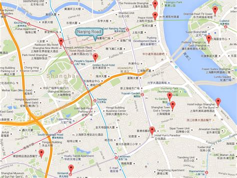 Shanghai Maps Shanghai Tour Maps Travel Maps Of Shanghai