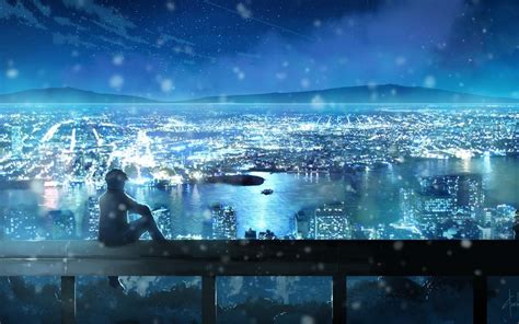 22 Night City Anime Scenery Background Anime Wp List