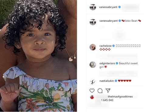 Seeing her sincerely loving my father, i began to open my heart to her gradually, however… Vanessa Bryant's Youngest Daughter Capri Kobe Looks ...