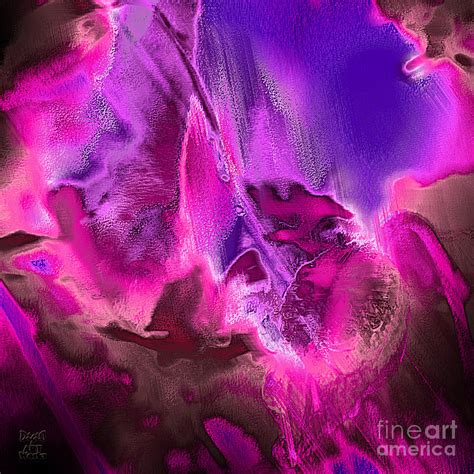 Purple Fuchsia Abstract Digital Art By Dee Flouton Fine Art America
