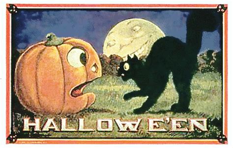 Hand painted animation scenes on jewelry for walt disney gallery vintage halloween art americana retro asbury park cat rescue vintageartiststudio.etsy.com. Vintage Clip Art & Borders | HubPages