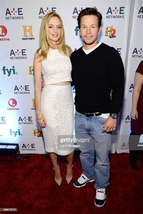 Heather Graham And Mark Wahlberg Attend The 2014 Ae Networks Upfront