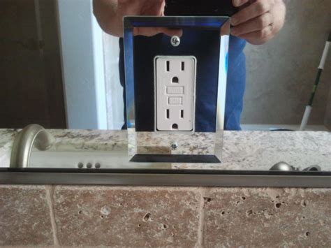 Amerelle wall plates do more than just cover electrical boxes. real glass mirrored outlet cover | Needles Glass and Mirror
