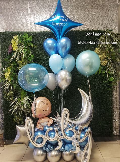 New baby flowers are an excellent gift for new parents as they inject positivity, energy, and love into any room—something they will surely enjoy as they transition into this new chapter. Baby Boy, Welcome Baby, Personalize Balloon, Baby boy ...