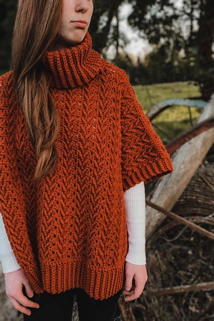 10 Free Poncho Crochet Patterns Blog NobleKnits