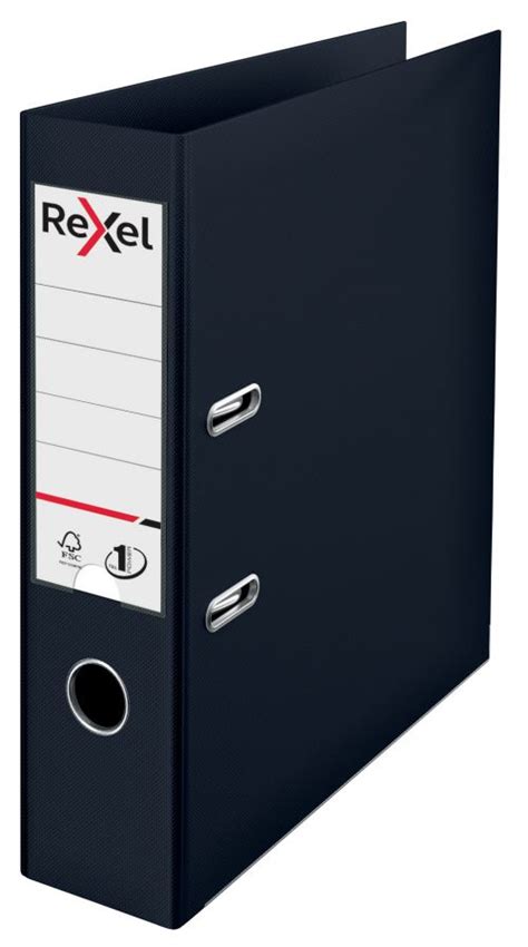 Rexel Choices 75mm Lever Arch File Polypropylene A4 Black 2115501