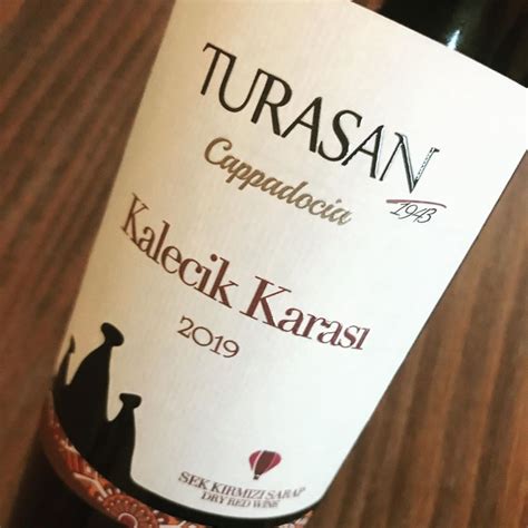 75 lik kavaklıdere prestige kalecik karası kırmızı şarap : Turasan Cappadocia Kalecik Karası 2019 - Keyifnotları