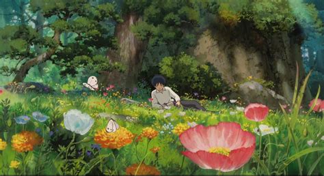 Flowers Garden Artwork Anime Boys Karigurashi No Arrietty The