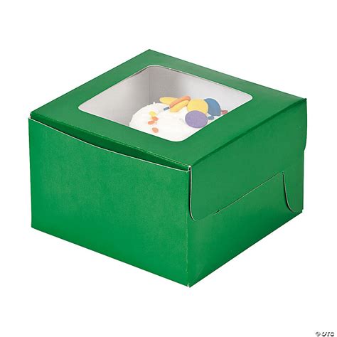 Green Cupcake Boxes | Oriental Trading