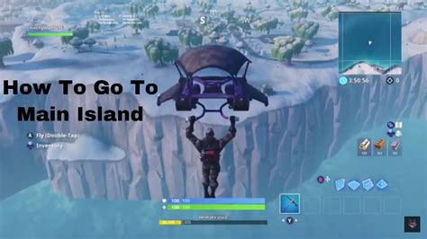 How To Get To The Main Island In Fortnite Creative Mode Youtube