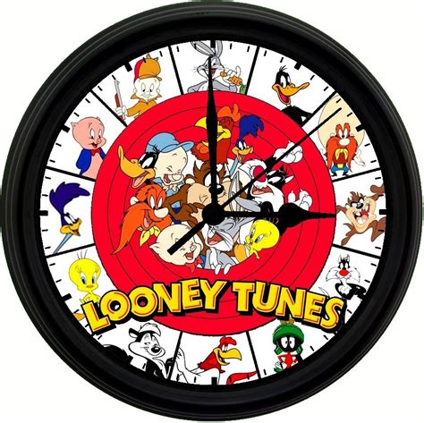 Looney Tunes Exclusive 8in Unique Homemade Wall Clock W Battery