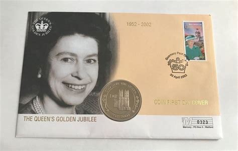 2002 The Queens Golden Jubilee Ascension Islands 50 Pen