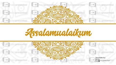 Background Powerpoint Assalamualaikum Animasi