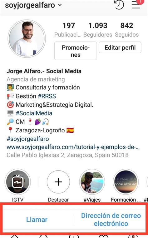 6 Pasos Para Optimizar Tu Perfil De Instagram Jorge Alfaro