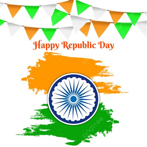 Happy Republic Day Vector Design Images Happy Republic Day Transparent