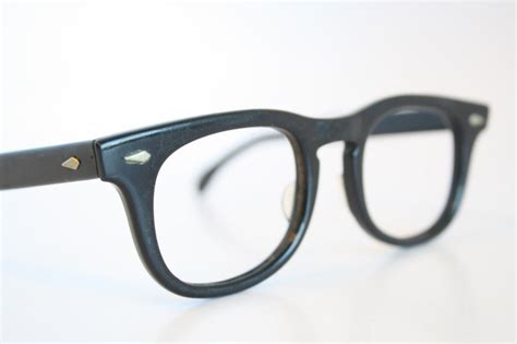 American Optical Black Vintage Eyeglasses Frames Bcg Glasses Etsy
