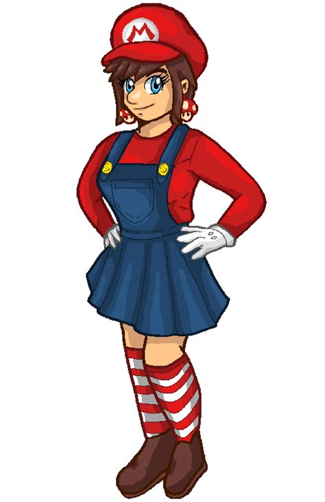 Maria Female Mario By Becos We Can On