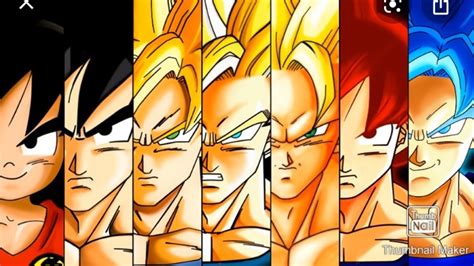 The Evolution Of Goku But In Dragon Ball Legends Youtube
