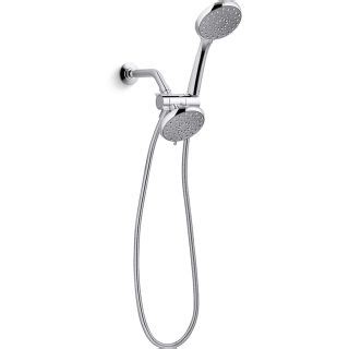 This rain shower system comes with an 8 square shower head and a handheld shower. Kohler Awaken K-72425/K-72421-CP Polished Chrome Awaken ...